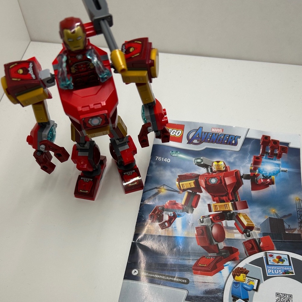 Lego Marvel Avengers 76140 Iron Man Mech Complete With Instructions No Box